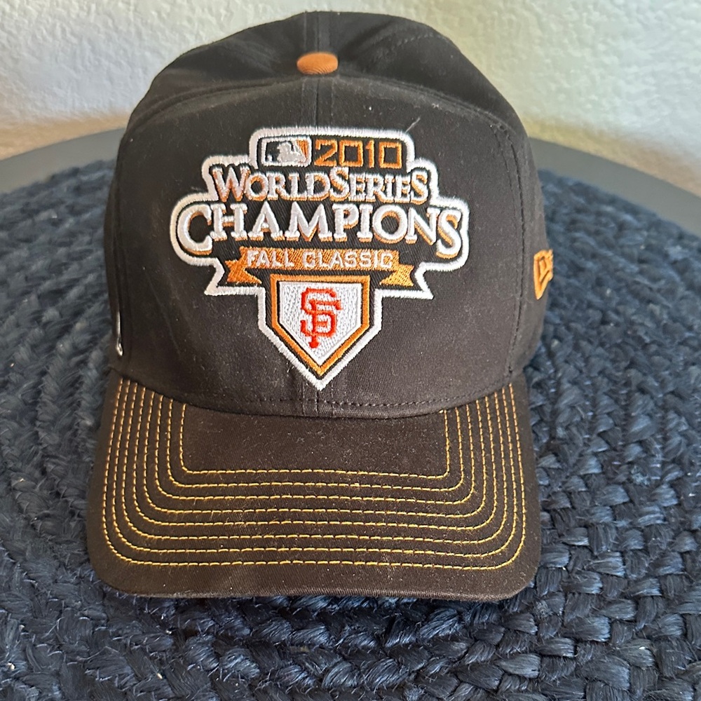 New Era Black and Orange World Series Champions Cap
